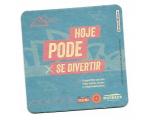 Bolacha de Chopp Brahma Outback Hoje Pode Azul Claro